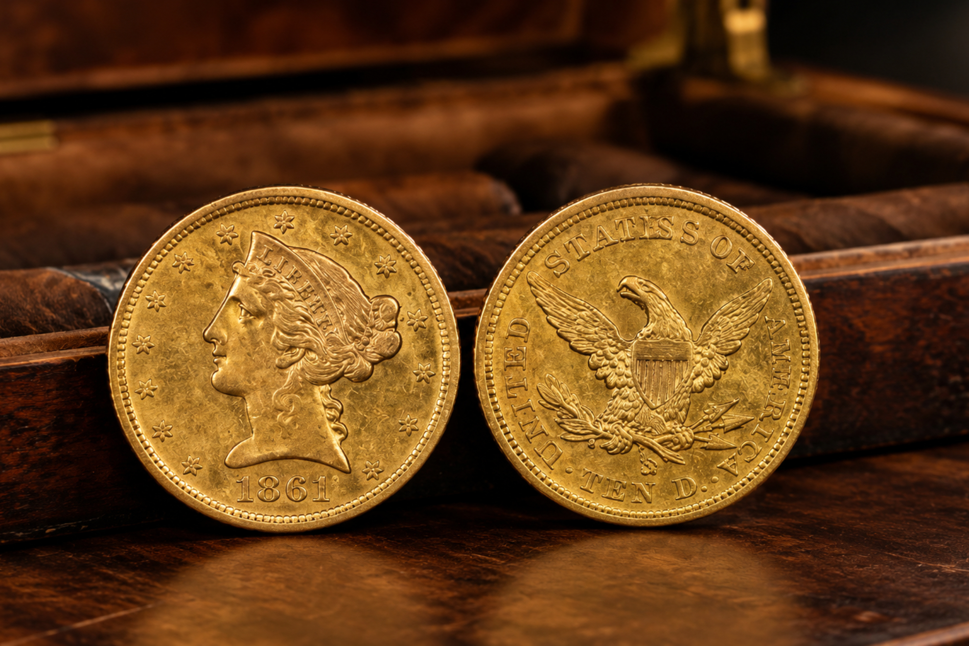 En 1867 acuñaron una moneda de oro de 5 dólares y 159 años después fue encontrada dentro de una caja en Texas y vendida por 97.600 dólares