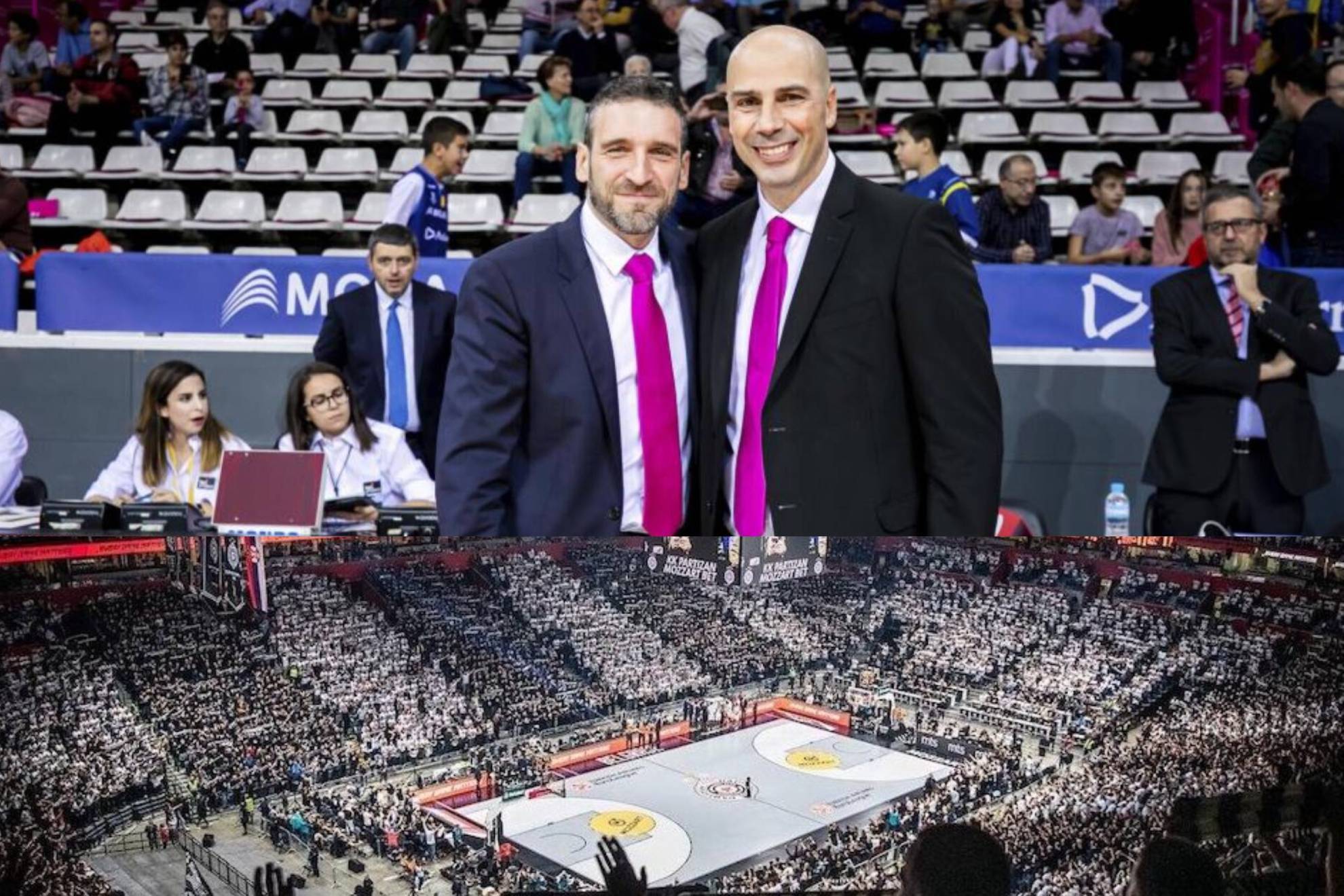 Dos entrenadores españoles en el derbi de Belgrado: "El Clásico es un juego de niños comparado con esto"