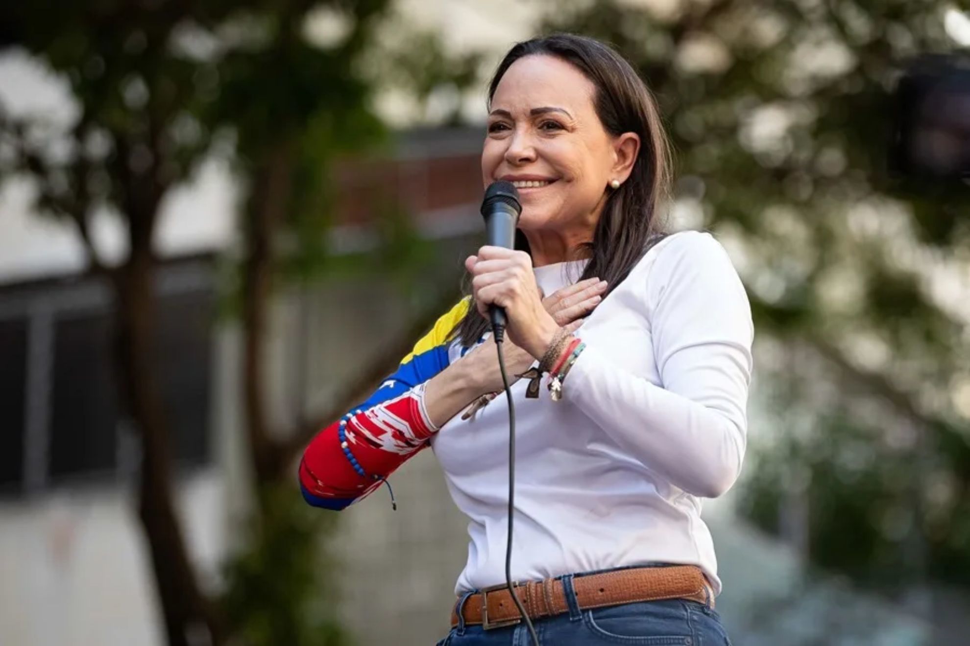María Corina Machado regresa por sorpresa a Venezuela y Trump reacciona