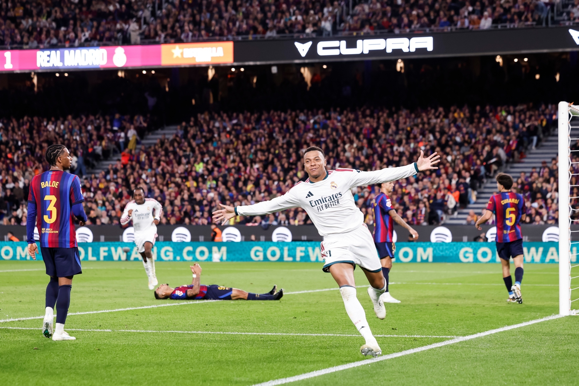 وضع مدريد مبابي في الدوري الإسباني