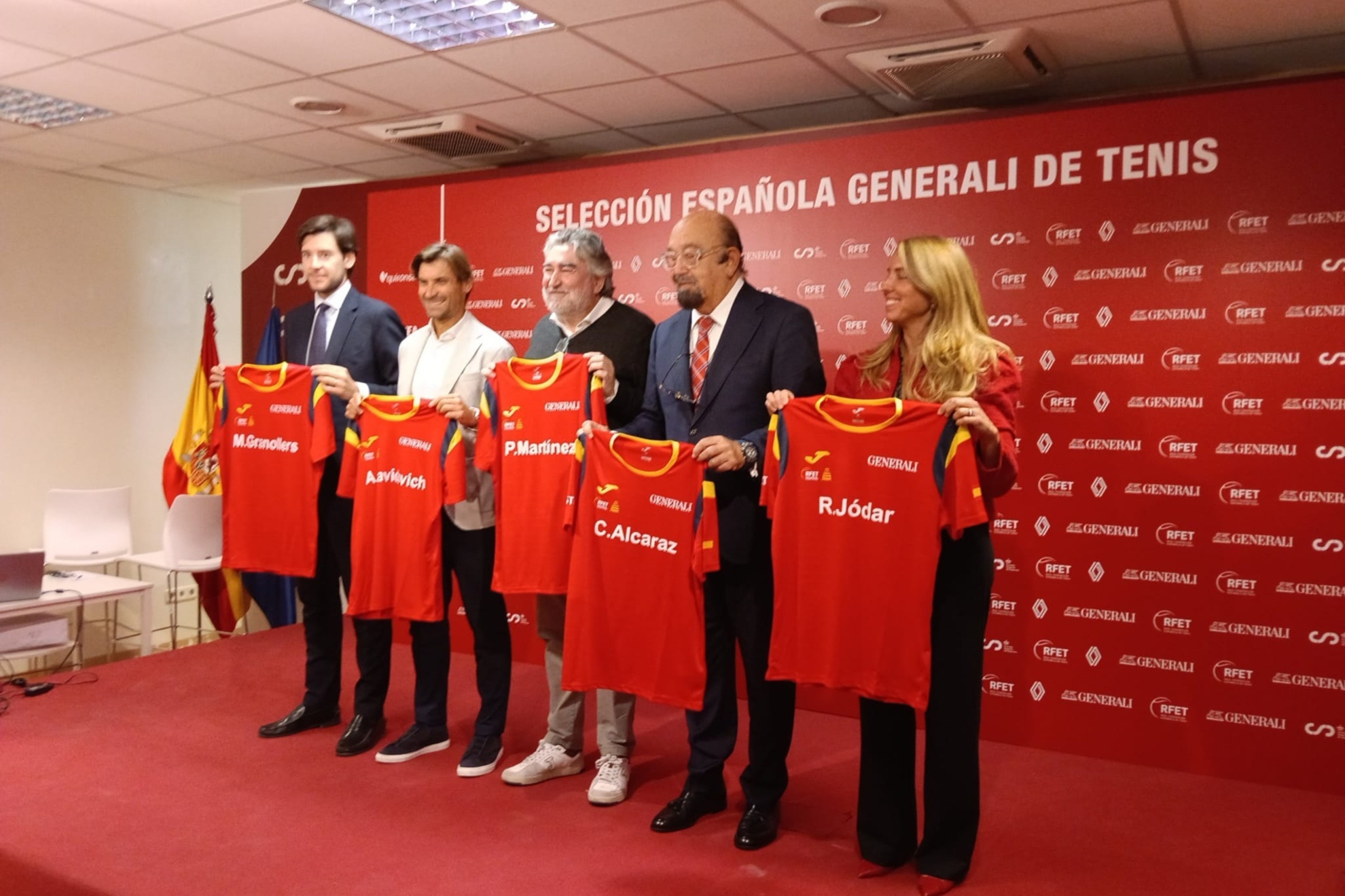 Alcaraz, Jódar, Davidovich, Granollers y Pedro Martínez, un ‘dream team’ para la Davis