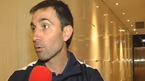 El t�cnico del Alcoyano, Asier Garitano, asegura que jugar en el Bernab�u ser� un incentivo para sus