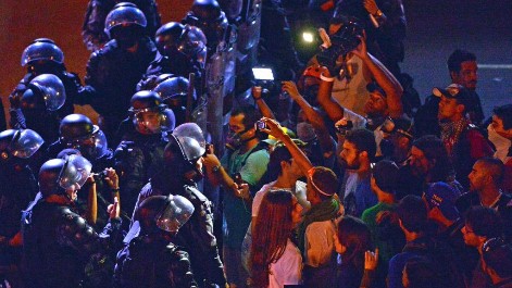 Batalla campal a las puertas de Maracan�