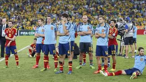 Arbeloa y Piqu� no recogieron su medalla de subcampeones de la Confederaciones