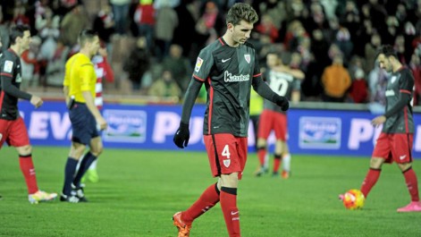 Dos errores de Laporte, dos goles del Granada