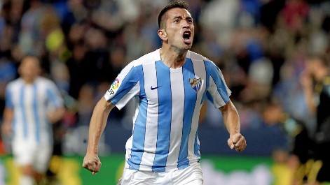 Gol de Charles (1-0) en el M�laga-Granada