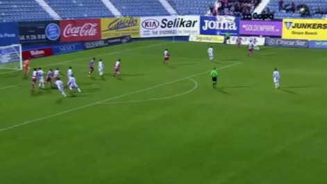 Copa del Rey: Gol de Omar Ramos (2-0) en el Legan�s 2-1 Granada