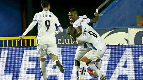 Gol de Mamadou (0-1) en el Levante 1-1 Espanyol