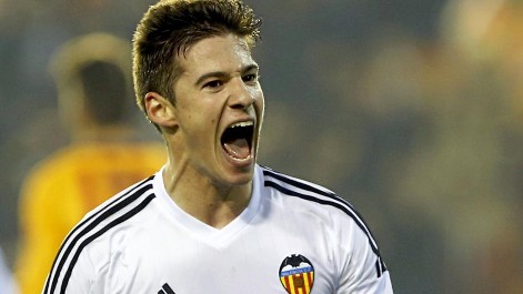 Gol de Santi Mina (1-1) en el Valencia - Barcelona