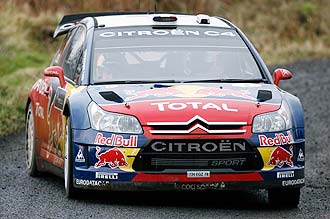 S�bastien Loeb pilota su Citro�n durante la primera etapa del Rally de Irlanda