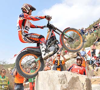 Toni Bou, en acci�n en una prueba del Mundial.