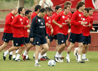 Athletic, durante un entrenamiento