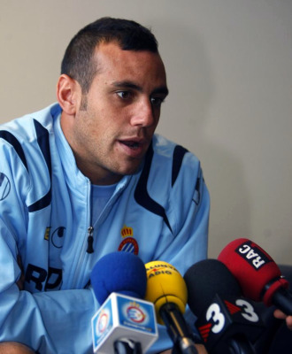 Mois�s Hurtado en rueda de prensa.