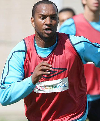 Helder durante un entrenamiento de pretemporada