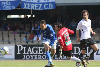 Momo, en un partido frente al Salamanca
