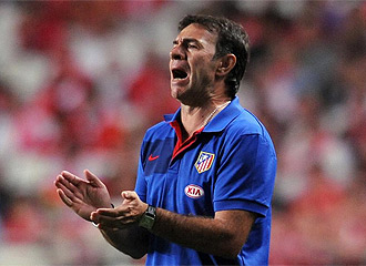 Abel, durante un partido