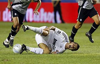 Cristiano estuvo a punto de quedarse sin rodilla.