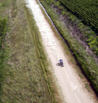 El franc�s Despres, en pleno Dakar