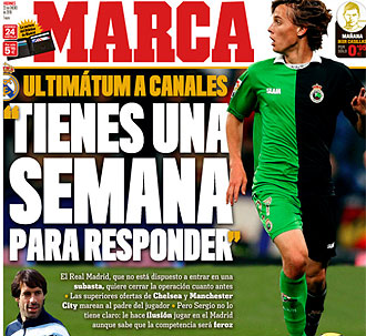 Portada del diario MARCA del 22 de enero