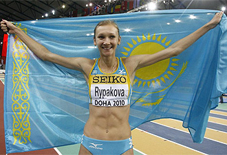 Rypakova celebra su triunfo