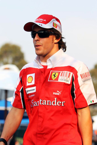 El piloto espa�ol Fernando Alonso
