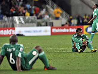 La selecci�n nigeriana, abatida tras su eliminaci�n del Mundial