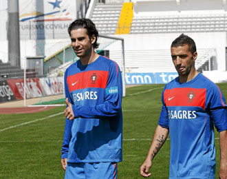 Tiago y Simao, con Portugal