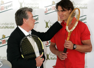 Santana y Nadal, en un acto