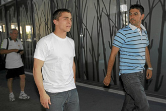 Fern�ndez, entrando a la Rosaleda