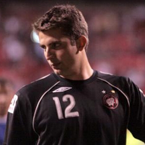 El portero brasile�o Galatto en su etapa en el Atl�tico Paranaense.