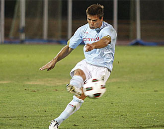 De Lucas, en un partido con el Celta