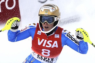 Maria Pietilae-Holmner celebra su victoria