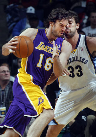 Pau Gasol y Marc Gasol