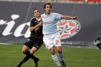 Ander Murillo, durante un partido
