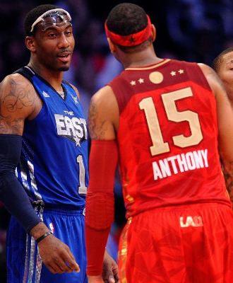 Carmelo y Stoudemire en el All Star