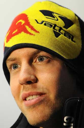 Sebastian Vettel, en un momento de la entrevista exclusiva de MARCA.