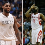 LeBron James y James Harden, 'Jugadores de la semana' en la NBA