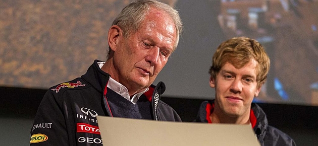 Helmut Marko, junto con Sebastian Vettel / RV RACING PRESS