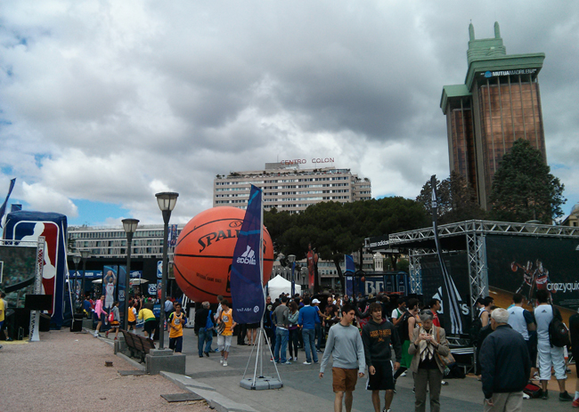La NBA toma las calles de Madrid con su espectacular 3x