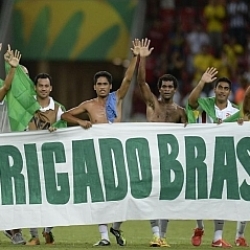 Tahit� se despide de la Confederaciones dando las gracias a la afici�n brasile�a