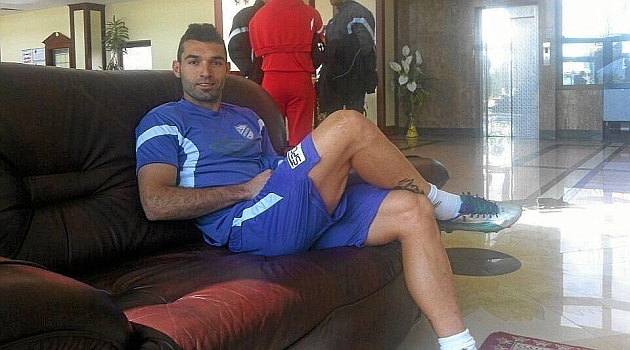 David Barral posa en su etapa con el Orduspor turco.