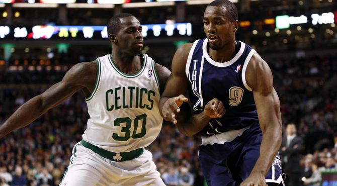 Ibaka hace de Durant para que los Thunder pasen por encima de los Celtics
