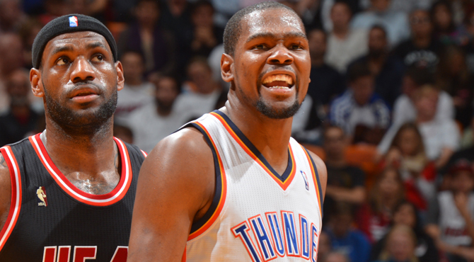 Un imparable Durant y un colosal Ibaka arrasan con el imperio de LeBron