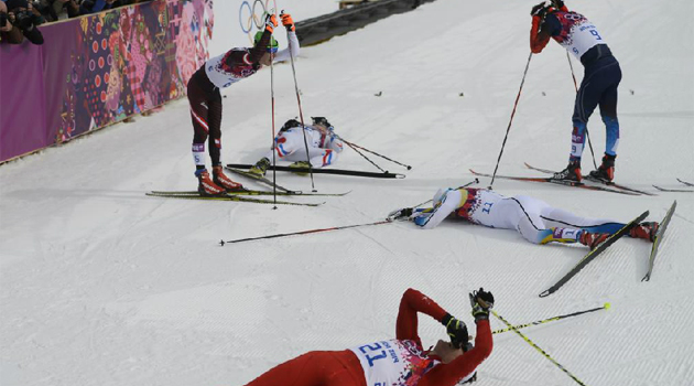 El suizo Cologna gana al esprint los 30 kil�metros de esqu� de fondo