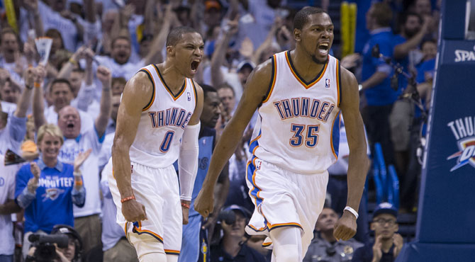 Fiesta del triple-doble de los Thunder ante los Clippers