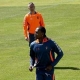 Manucho, Bergdich y Larsson se entrenan al margen