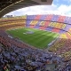 El Camp Nou recibi� al Bar�a con un mosaico espectacular