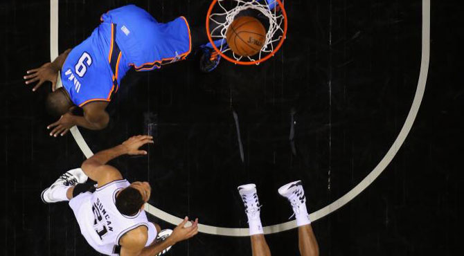 El mejor tr�o jam�s visto somete a 'El Cid' Ibaka, Durant y Westbrook