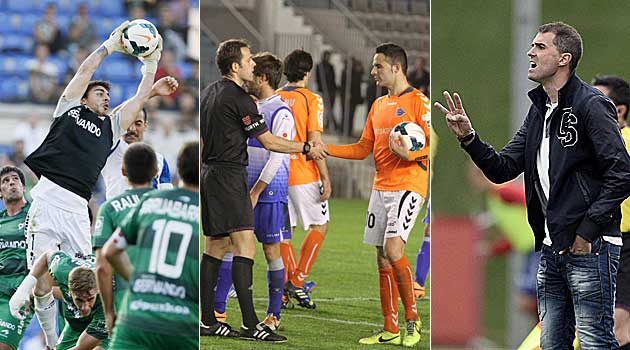 Borja Viguera, Xabi Irureta y
Garitano, los tres triunfadores