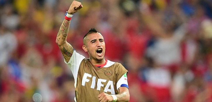 Vidal: "Le ganamos al campe�n, �por qu� no a Brasil?"